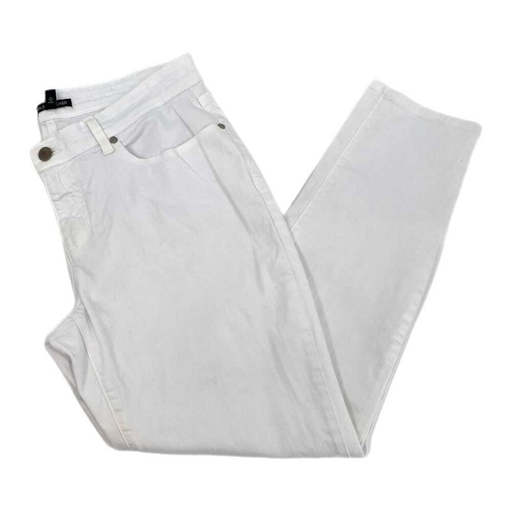 Eileen Fisher White Slim Jeans | Size 10
